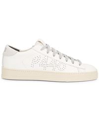 P448 - Jack Perforated Leather Low-Top Sneakers - Lyst