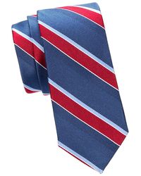 Ben Sherman - Striped Silk Tie - Lyst