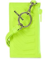 Balenciaga - Leather Lanyard Card Case - Lyst