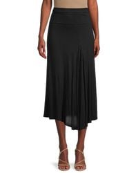 Maxi Skirt In Metallic Silver | ModeSens