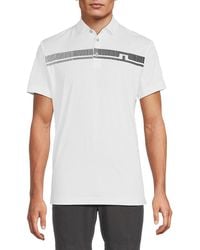 J.Lindeberg - J. Lindeberg Klas Regular Fit Stripe Logo Polo - Lyst