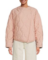 A.L.C. - A. L.c. Emory Quilted Faux Fur Jacket - Lyst