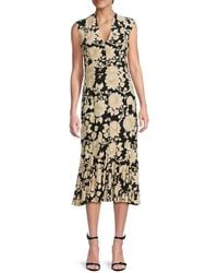Tommy Hilfiger - Floral Jersey Midi-Dress - Lyst