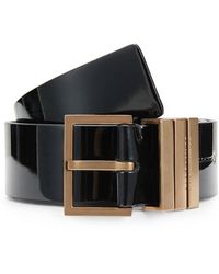 AllSaints - 'Square Frame Buckle Leather Belt - Lyst