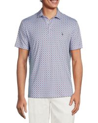 Tailorbyrd - Floral Performance Polo - Lyst