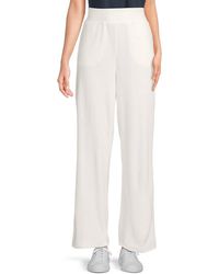 Tommy Hilfiger - Easy Fit Wide-Leg Knit Pants - Lyst