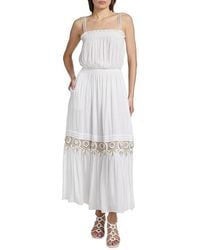 Ramy Brook - Catalina Embroidered Maxi Dress - Lyst