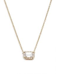 Saks Fifth Avenue - 14k Yellow Gold & 0.75 Tcw Lab Grown Diamond Pendant Necklace - Lyst
