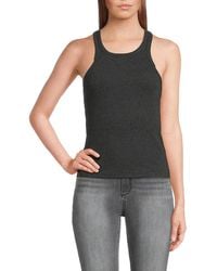 Chaser Brand - Ribbed Racerback Tank Top - Lyst