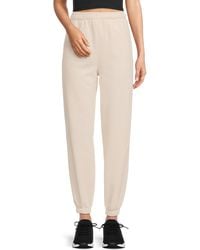 Tommy Hilfiger - High Rise Cotton-Blend Fleece Joggers - Lyst