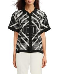 Karl Lagerfeld - Geometric Print Shirt - Lyst