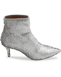 Charles David - Amstel 3 Sequin Point Toe Booties - Lyst
