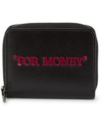 off white small wallet