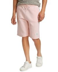 Thom Browne - Garment Dyed Sweat Shorts - Lyst