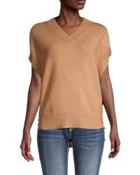 Vigoss High-low Sweater Vest - Multicolor