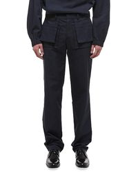 Helmut Lang - Cotton-Blend Straight-Leg Cargo Pants - Lyst
