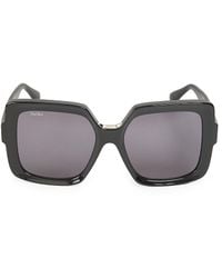 Max Mara - 56Mm Square Sunglasses - Lyst