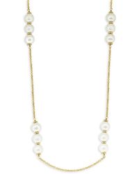 Effy - 18k Goldplated Sterling Silver & 7mm Freshwater Pearl Necklace - Lyst