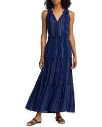 Rails - Loulou Linen-Blend Tiered Maxi Dress - Lyst