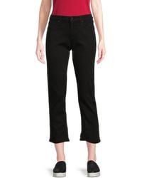 Rag & Bone - Mid-Rise Cropped Straight-Leg Jeans - Lyst