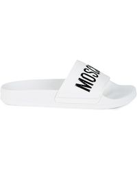Moschino ! Logo Slides - White