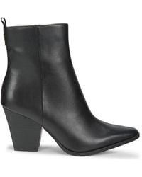 Karl Lagerfeld - Keslyn 75Mm Leather Booties - Lyst
