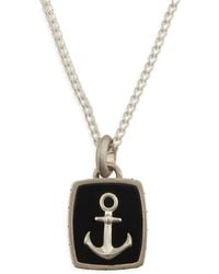 John Hardy - Id Onyx & Dog Tag Pendant Necklace - Lyst