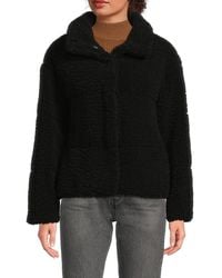 Levi's - Faux Fur Short Jacket - Lyst