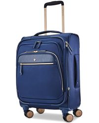 Samsonite Mobile Solution 22-inch Expandable Spinner Suitcase - Blue