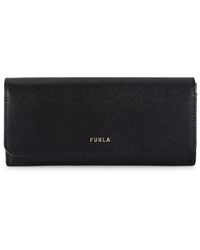 Furla - Logo Leather Continental Wallet - Lyst