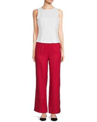 Saks Fifth Avenue - 100% Linen Relaxed Fit Pants - Lyst
