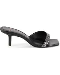Black Suede Studio - Madison Embellished Leather Sandals - Lyst