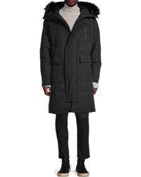 mens faux fur coats uk