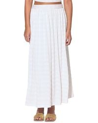 Walter Baker - Audrina Seersucker A-Line Maxi Skirt - Lyst
