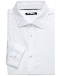 Karl Lagerfeld - Check Pattern Dress Shirt - Lyst