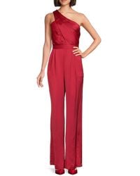 Ramy Brook - Myra Pleated One Shoulder Jumpsuit - Lyst