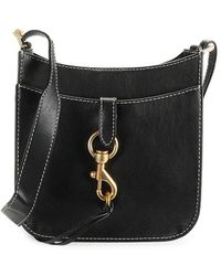 rebecca minkoff black shoulder bolsa
