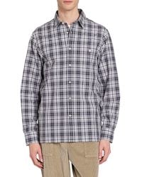 Officine Generale - Alex Cotton Check Shirt - Lyst