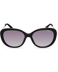 Kenneth Cole - 56mm Round Cat Eye Sunglasses - Lyst