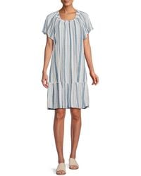 Bobeau - Striped Dress - Lyst