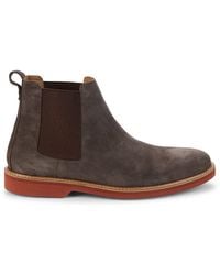G.H. Bass & Co. - G. H. Bass Suede Chelsea Boots - Lyst