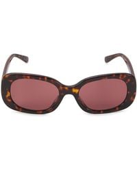 COACH - 54Mm Solid Square Sunglasses - Lyst