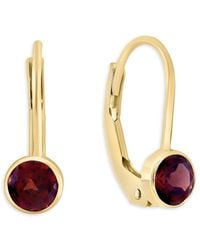 Effy - Stone Lever Back Earrings - Lyst