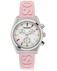 Missoni - 331 Active 38mm Stainless Steel & Silicone Strap Chronograph Watch - Lyst