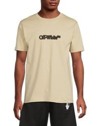 Off-White c/o Virgil Abloh - Spray Arrow Slim Cotton T-shirt - Lyst