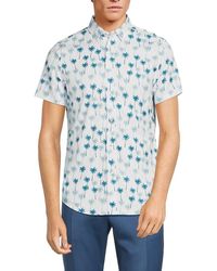Report Collection - Print Short Sleeve Shirt - Lyst