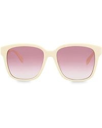 McQueen - 56Mm D-Frame Square Sunglasses - Lyst