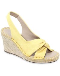 Charles David - Twisted Espadrille Wedge Sandals - Lyst