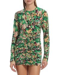 A.L.C. - Kiki Long Sleeve Ruched Dress - Lyst