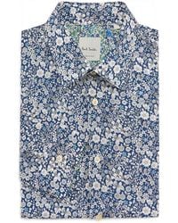 Paul Smith - Floral Cotton Tailored Fit Dress Shirt - Lyst